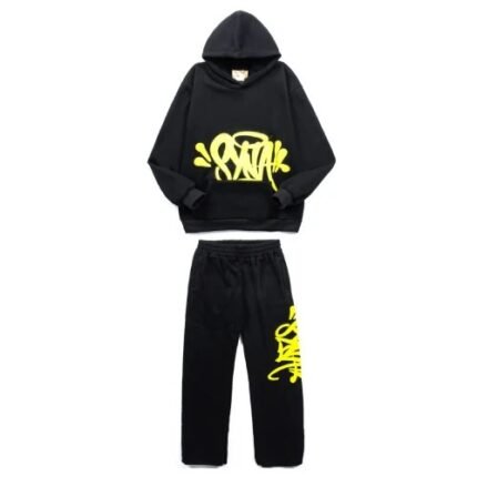 Black/Yellow SYNA World SYNA Logo Sweatsuit