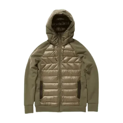 Olive Green Syna World Puffer Hooded Jacket